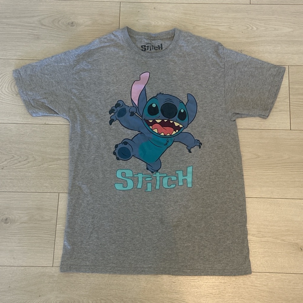 Disney Stitch Heather Gray Tee